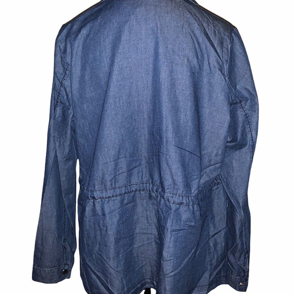 1 Sunset Lane Chambray Lightweight Jacket - Picture 3 of 6